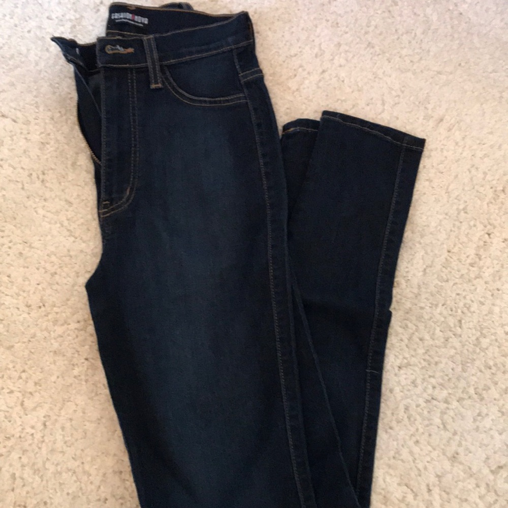 Fashion Nova Skinny Jeans Dark Blue Size 3